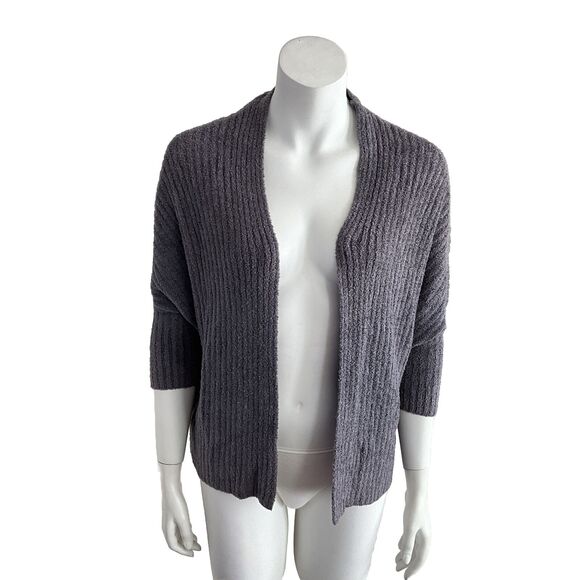 Barefoot Dreams Cardigan Women Size XXS / XS Purple CozyChic Lite Open Front - Picture 1 of 11